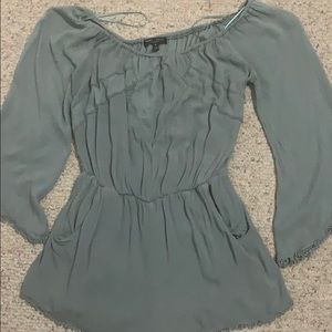 Green/blue Romeo & Juliet Couture Romper.